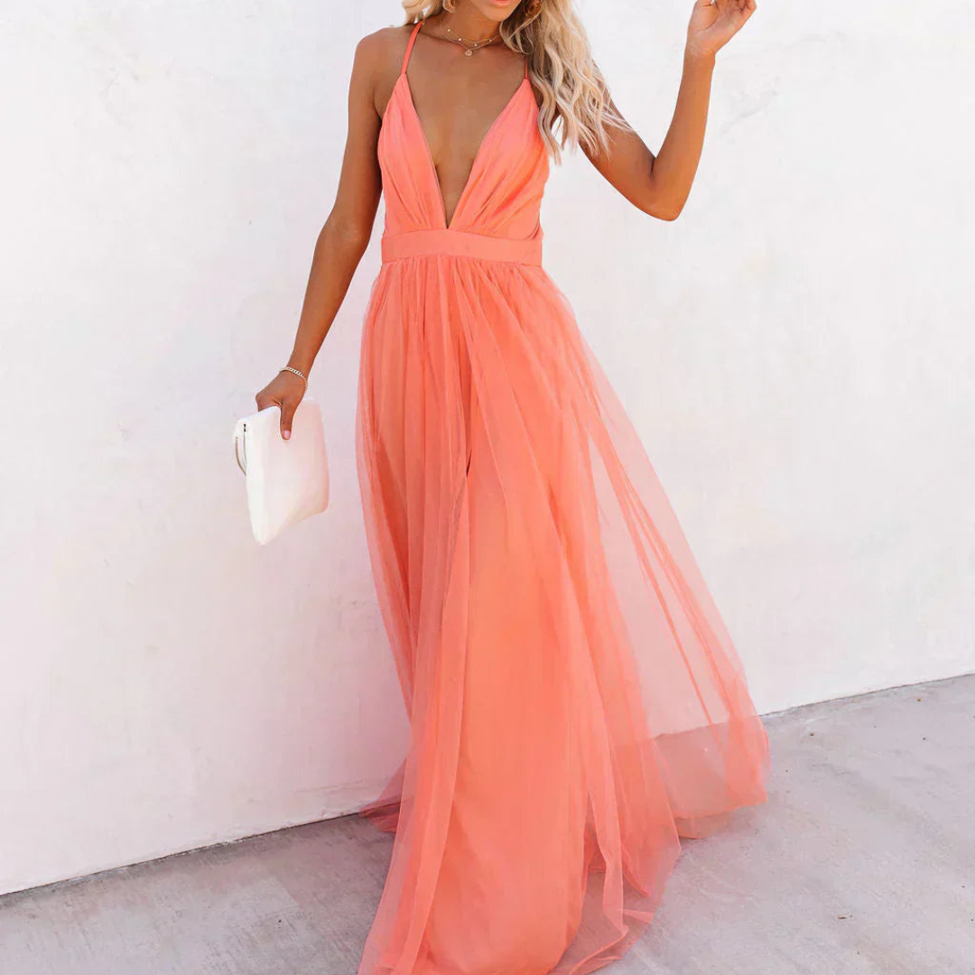 Seraphina | Maxi Dress Coral Light