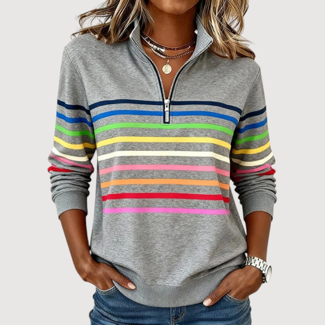 LAICA – COMFORTABLE ZIPPERED TOP