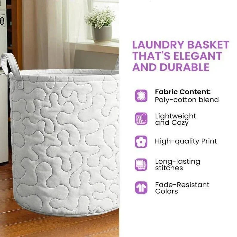 Bright Meadow | Quilted Storage Basket
