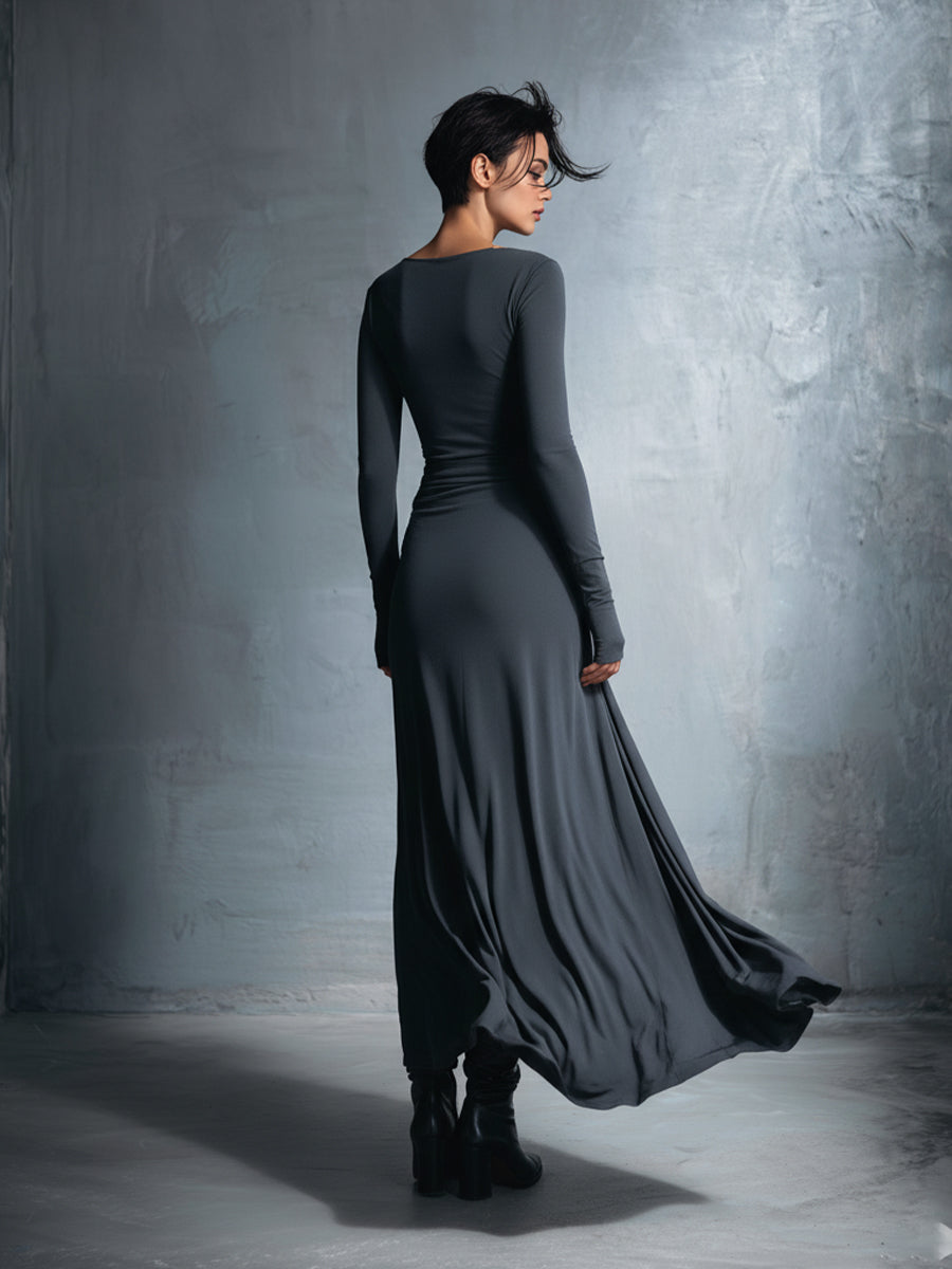 Yasmina™ - Maxi Dress With Side Tie