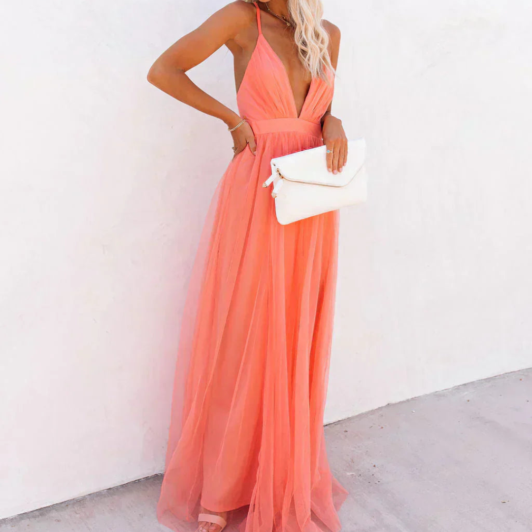 Seraphina | Maxi Dress Coral Light