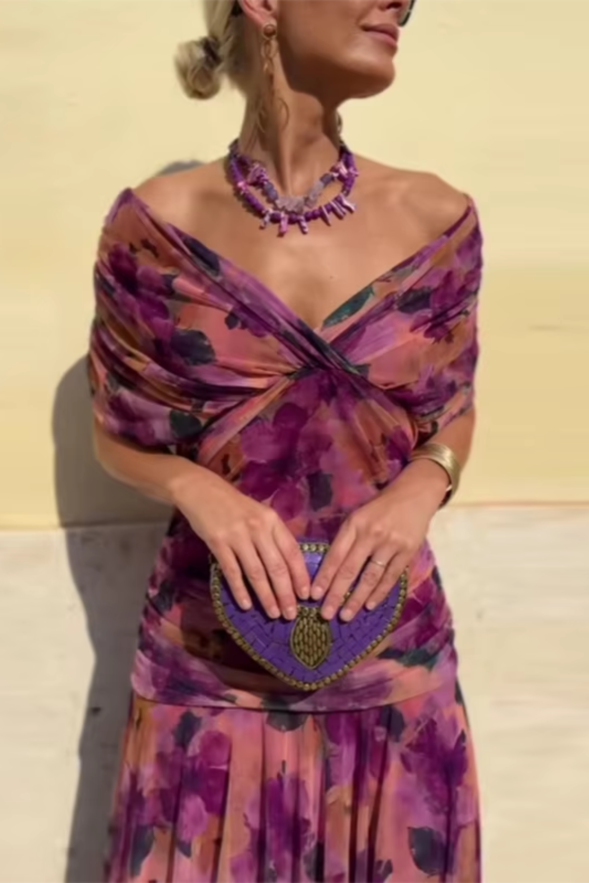Amara | Coral Evening Dress