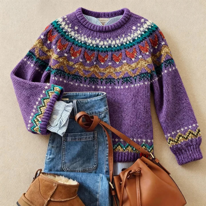 Celeste | Classic Vintage Knit Sweater