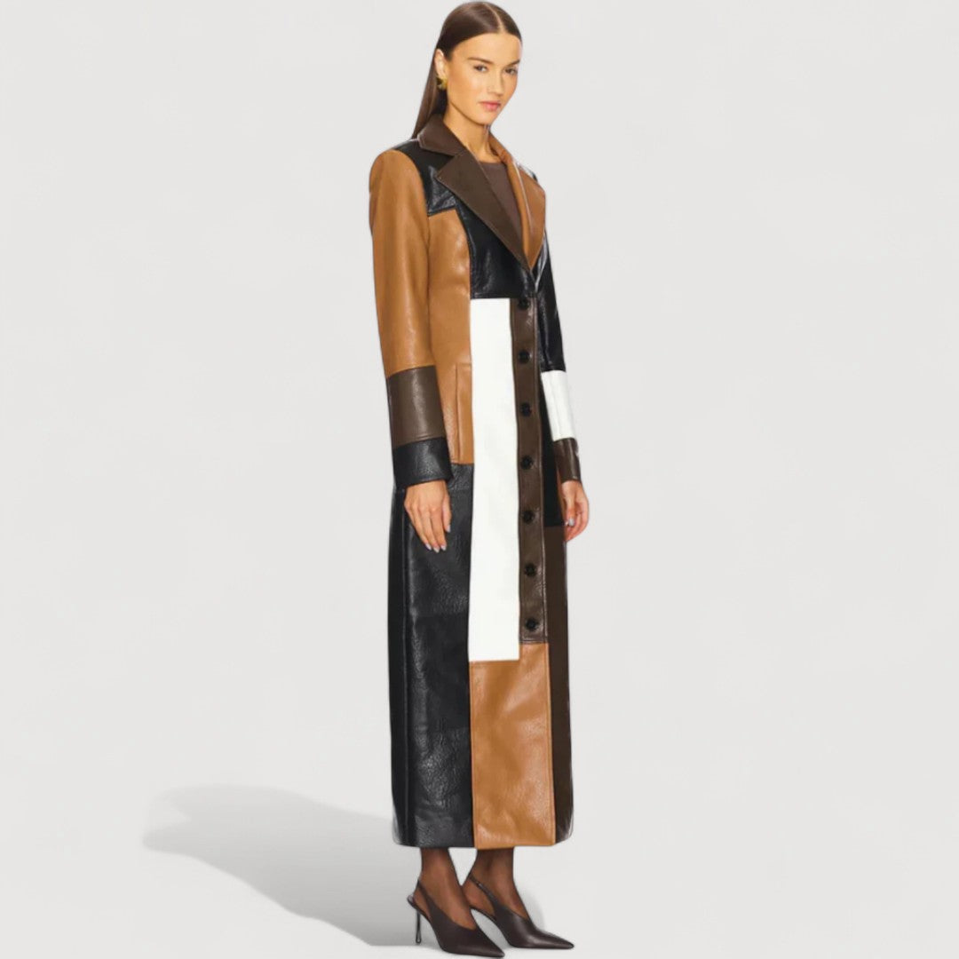 ELIANE – CLASSIC LEATHER COAT