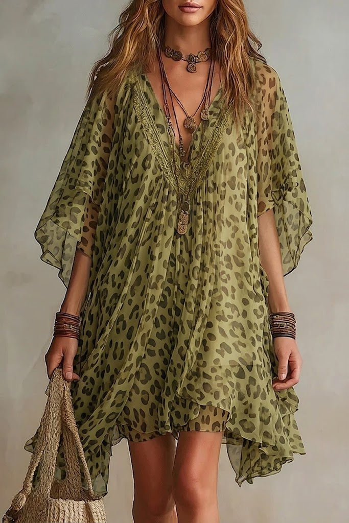 Harper | Leopard-Print Maxi Dress
