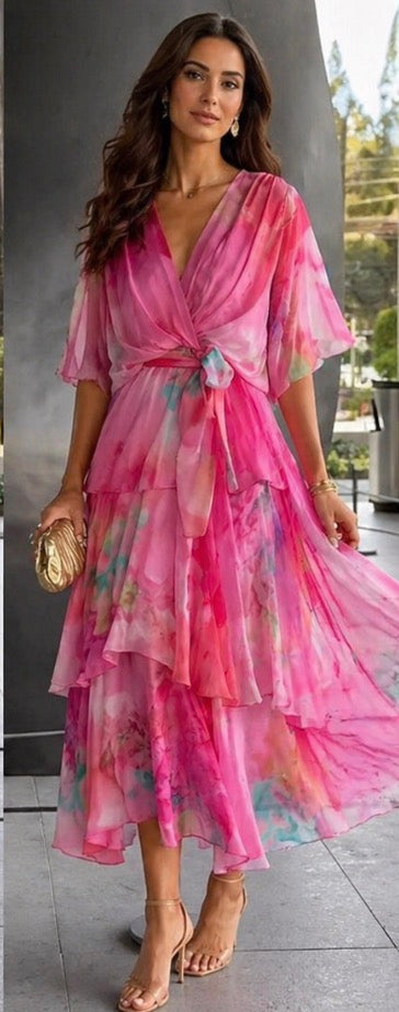 Hayes & Tate™ | Layered Floral Sun Dress