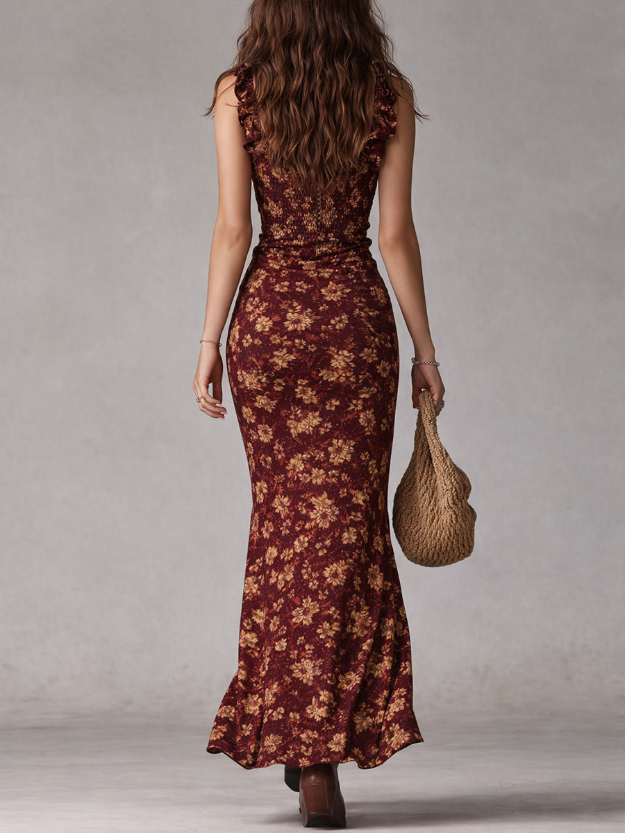 Chesterfield | Elegant Retro Long Dress
