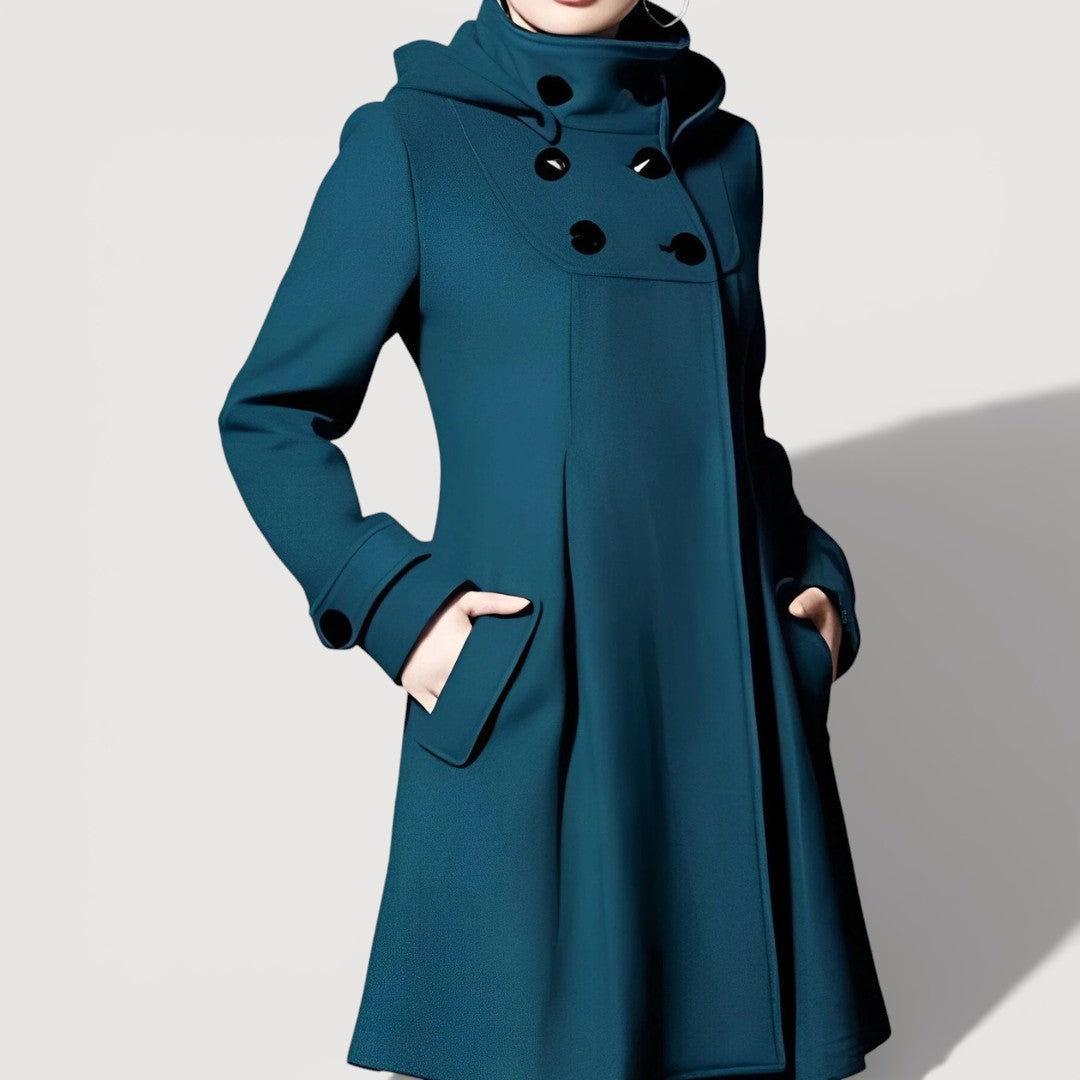 SHAINA – Tailored Sculpted Coat