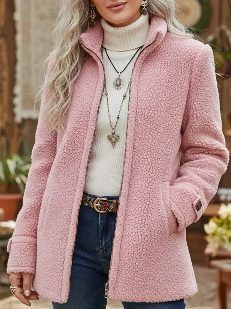 Jodie | Cozy Jacket with High Collar and Full Zip
