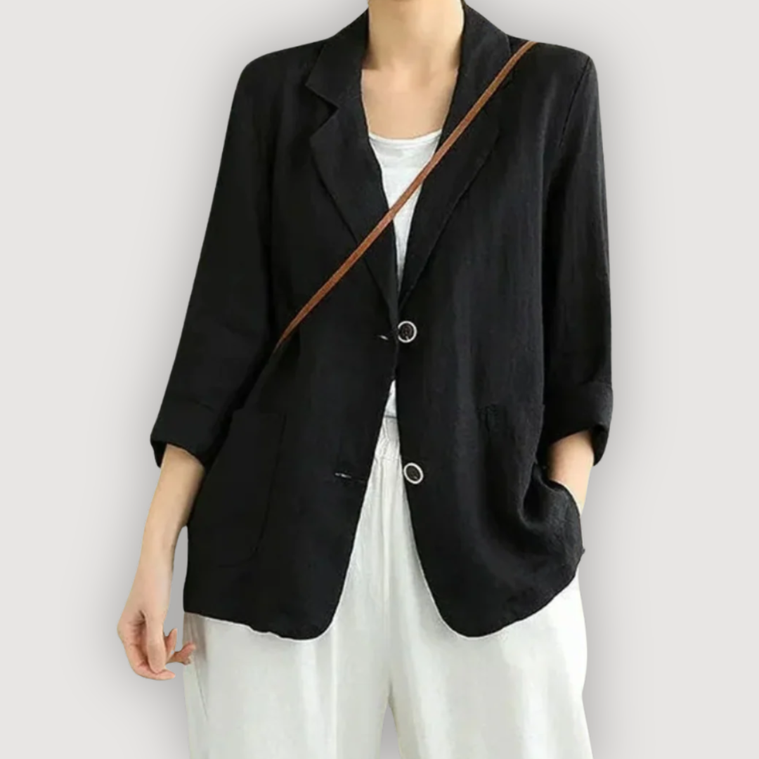 MAREN – Linen Blazer Jacket