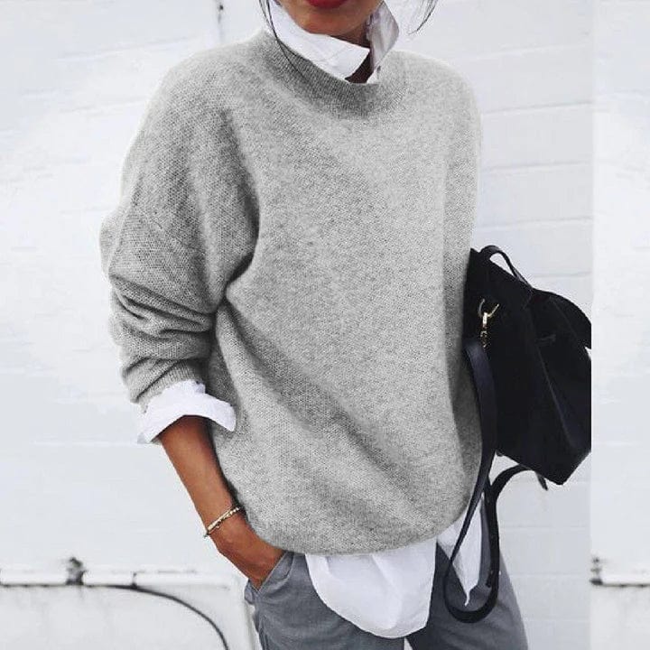 P|H - Soft Crewneck Pullover Sweater Rose