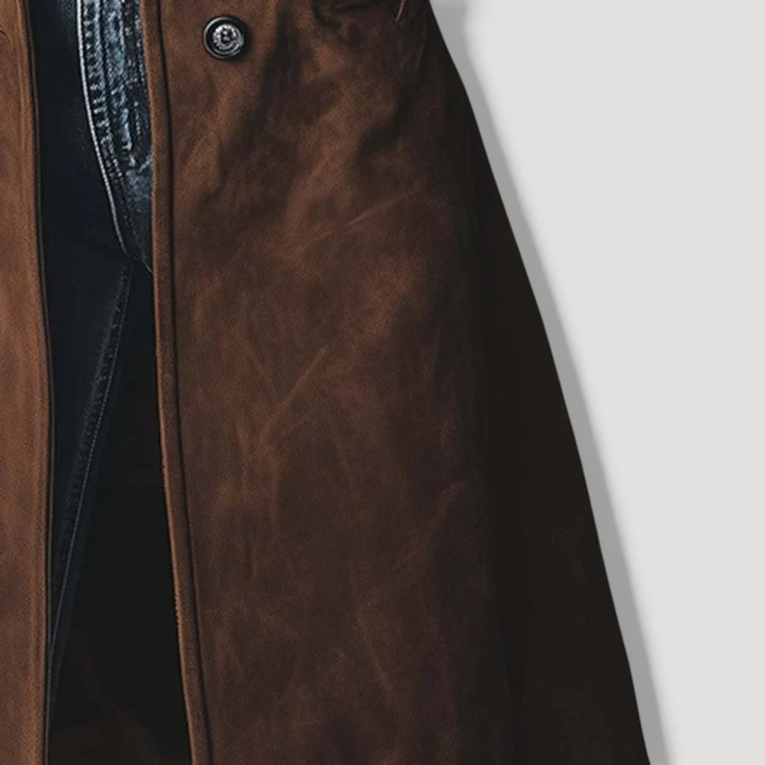 Carmen Suede Trench Coat