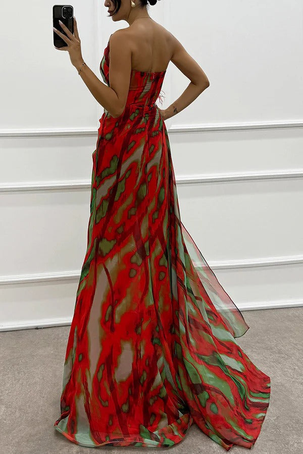 Hayes & Tate™ | Vibrant Draped Dress