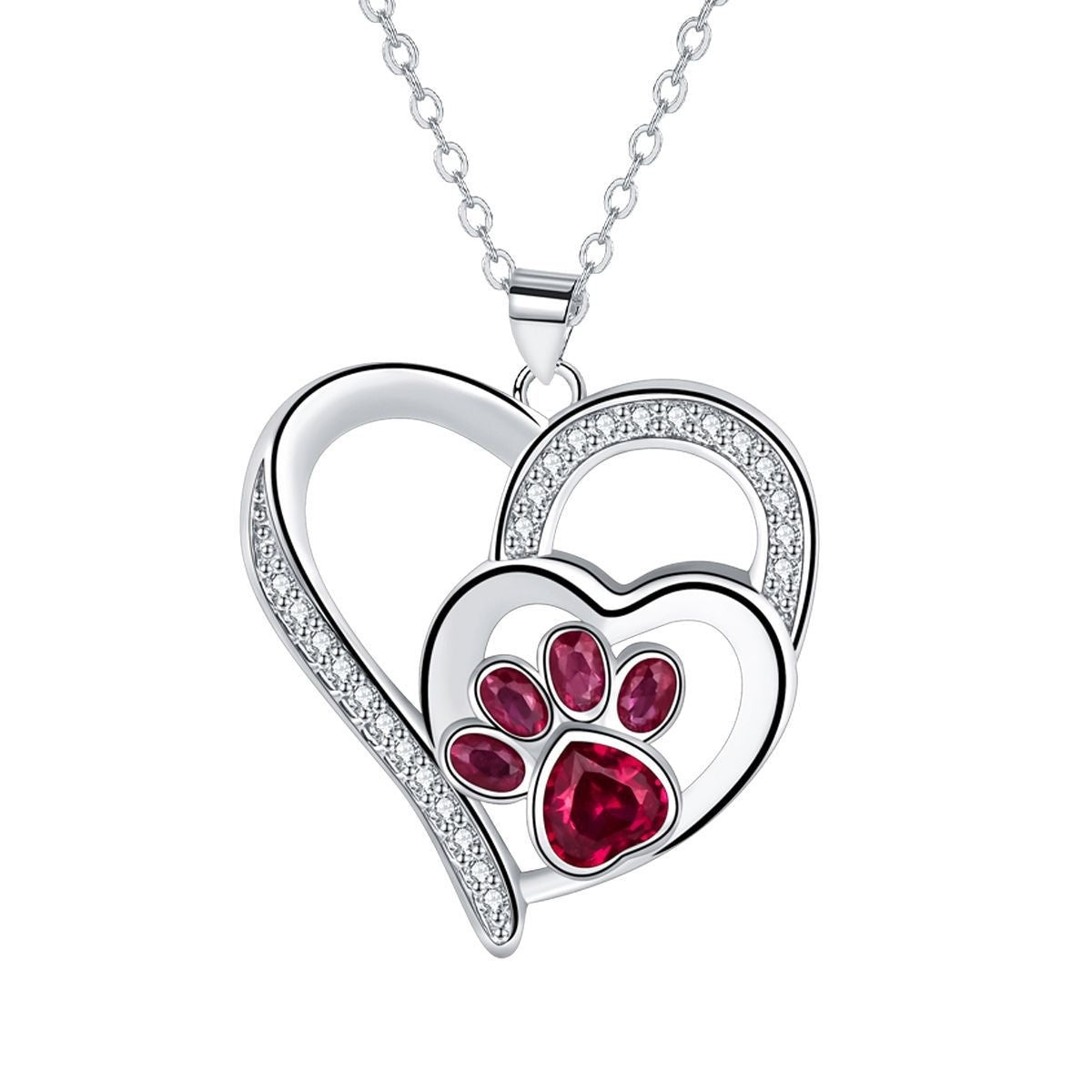 Cute Paw Print Necklace