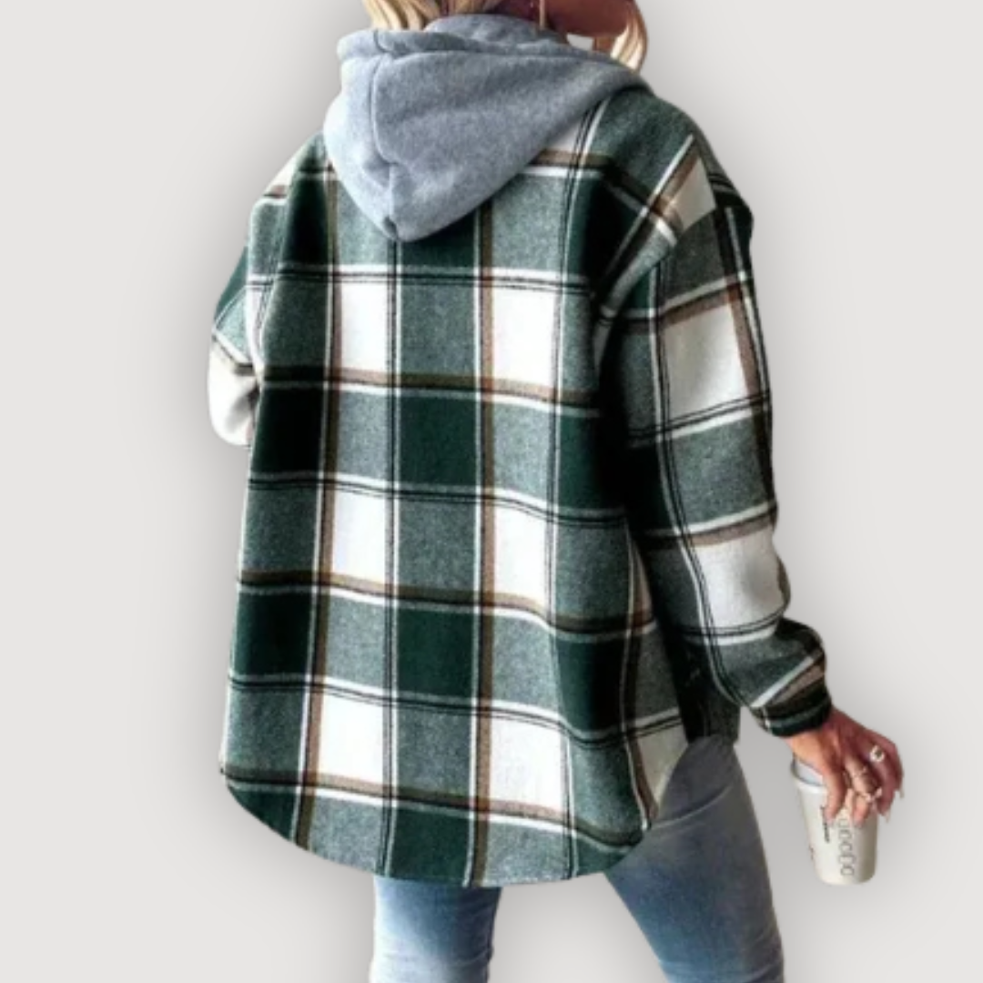 ROWAN – CHECKERED HOODIE JACKET