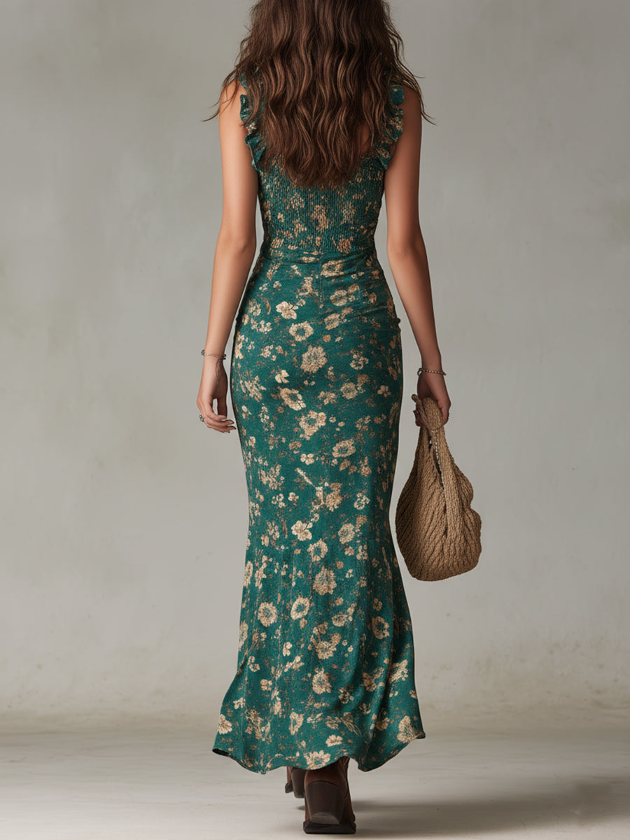 Chesterfield | Elegant Retro Long Dress