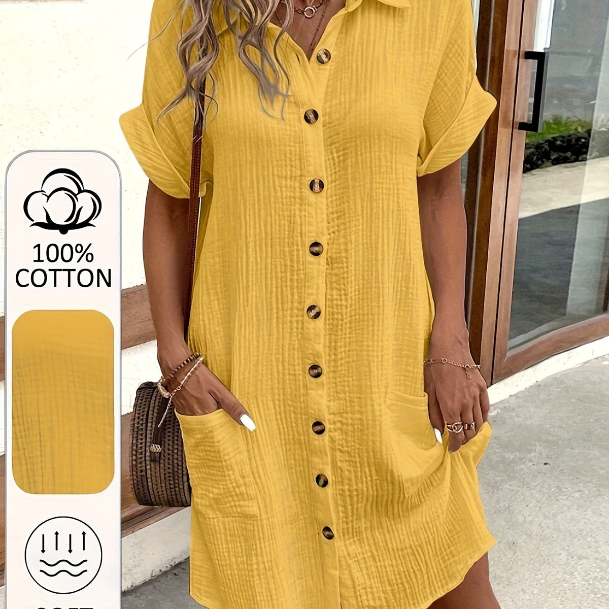 Ann | Elegant Shirt Dress