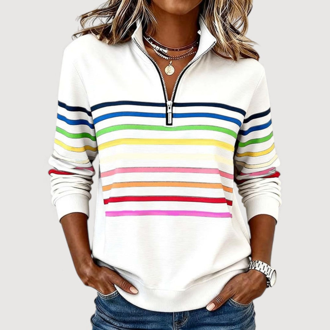 LAICA – COMFORTABLE ZIPPERED TOP