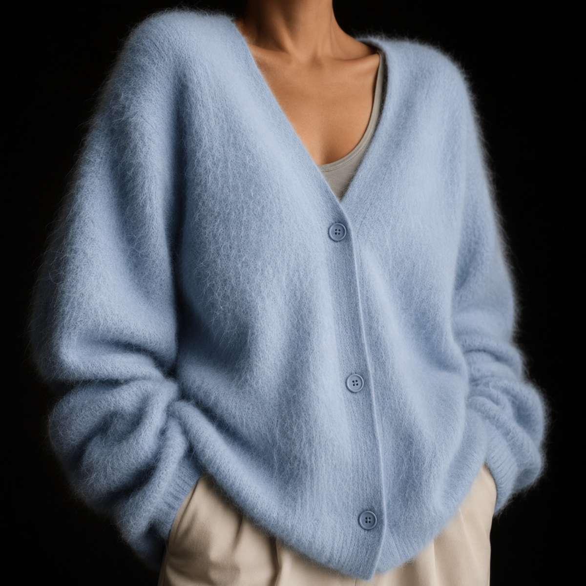 Anne Cozy Button Cardigan