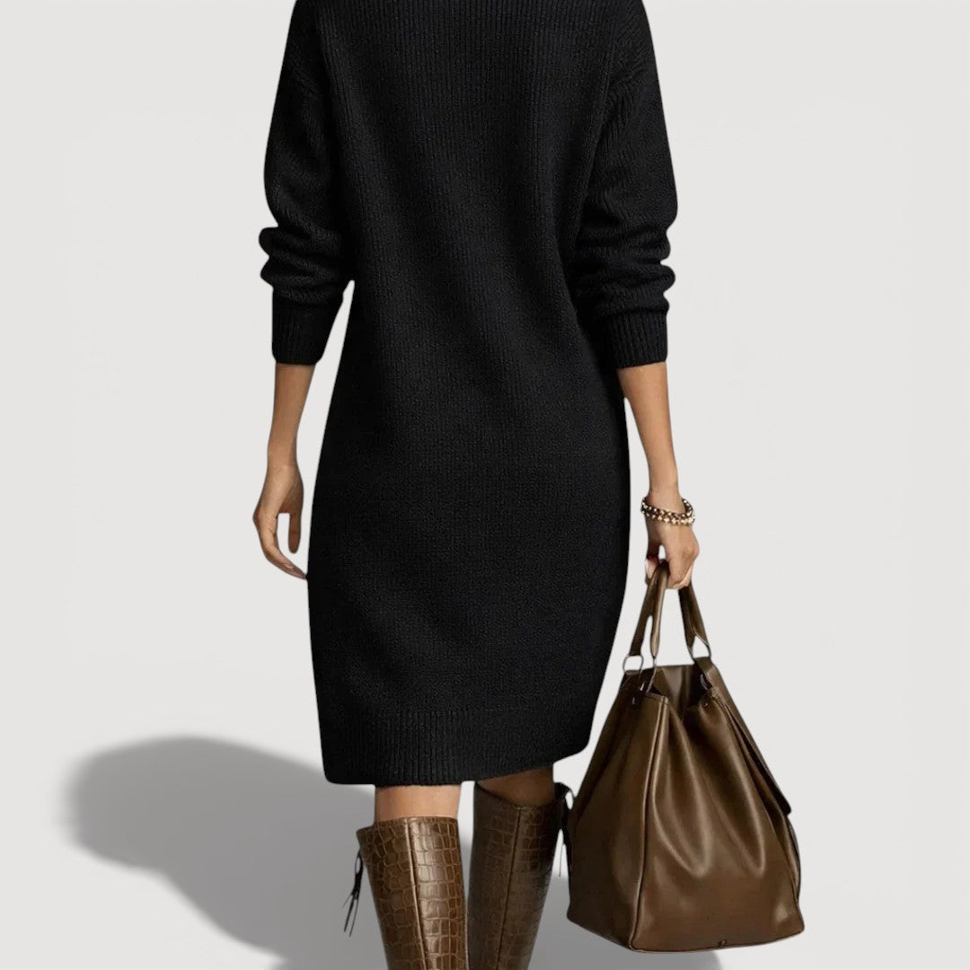 ALESSIA – COMFORTABLE KNIT DRESS
