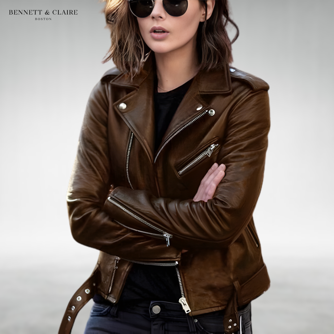 Avery™ Stylish Leather Jacket