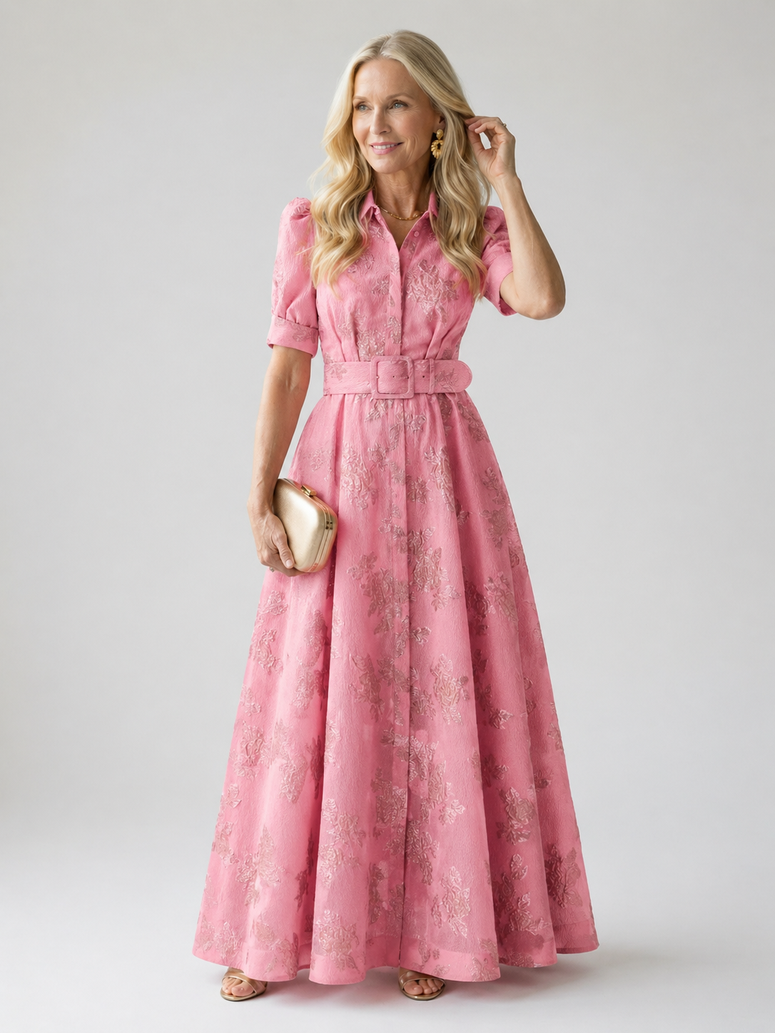 Hayes & Tate™ | Belted Floral Maxi Dress
