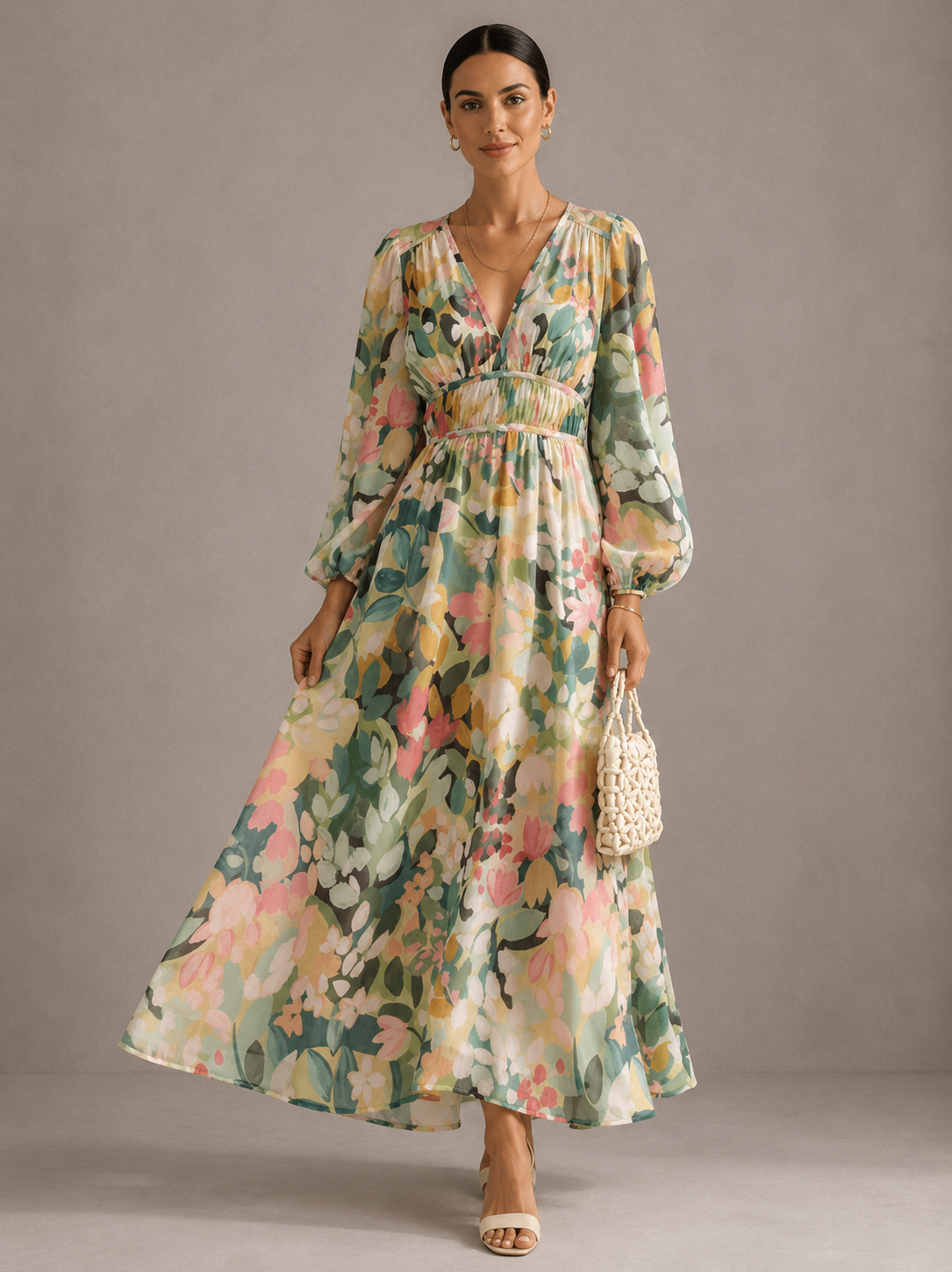 Sophie | Women's Dress with Floral Pattern