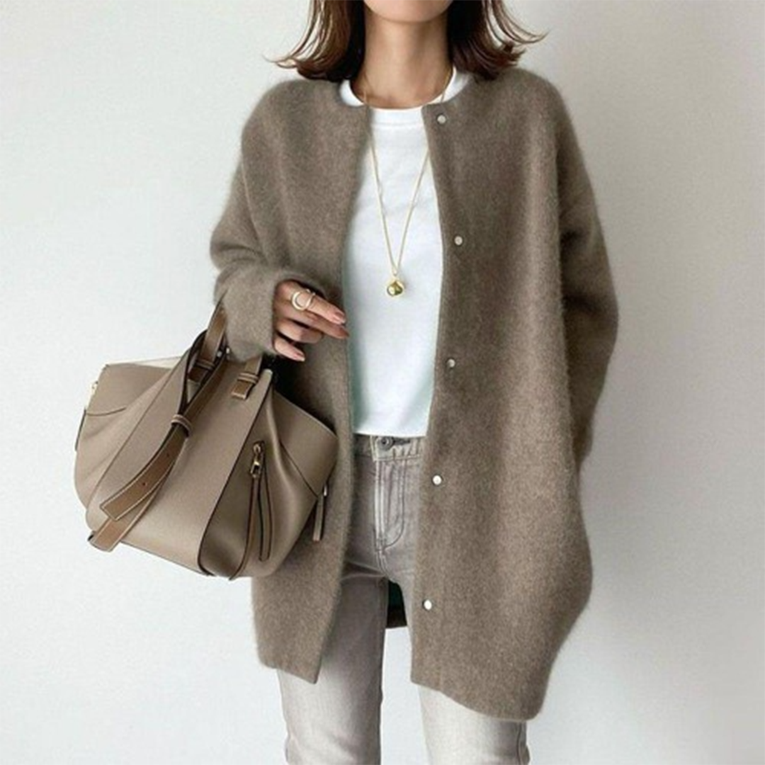 P|H - Soft Button Front Long Cardigan Theresa
