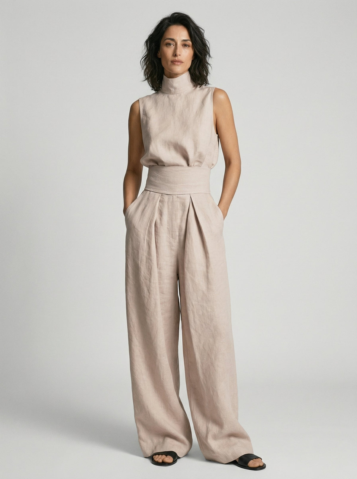 ESSENTIAL - Minimalist Sleeveless Top Set