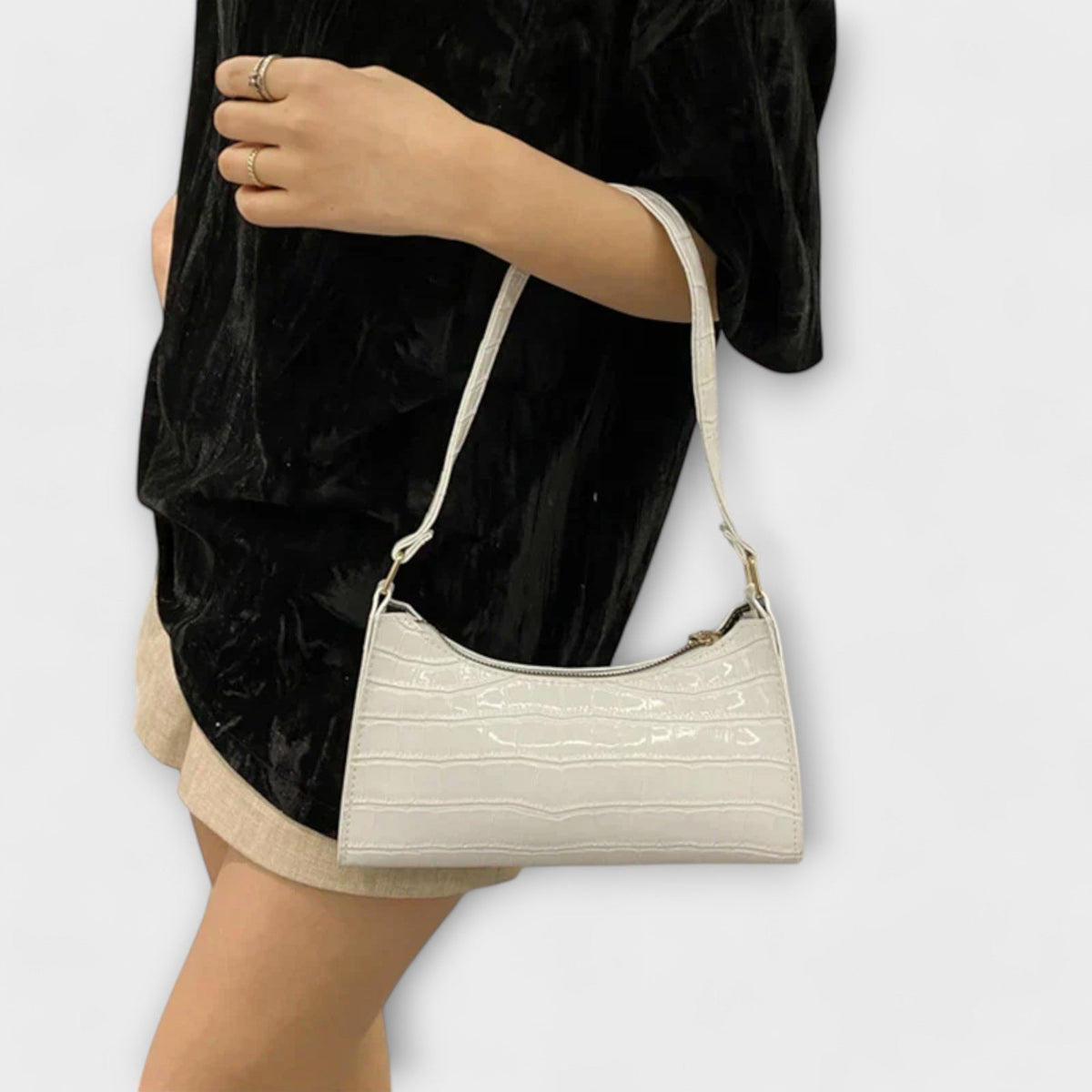 Jamie | Shiny Leather Bag