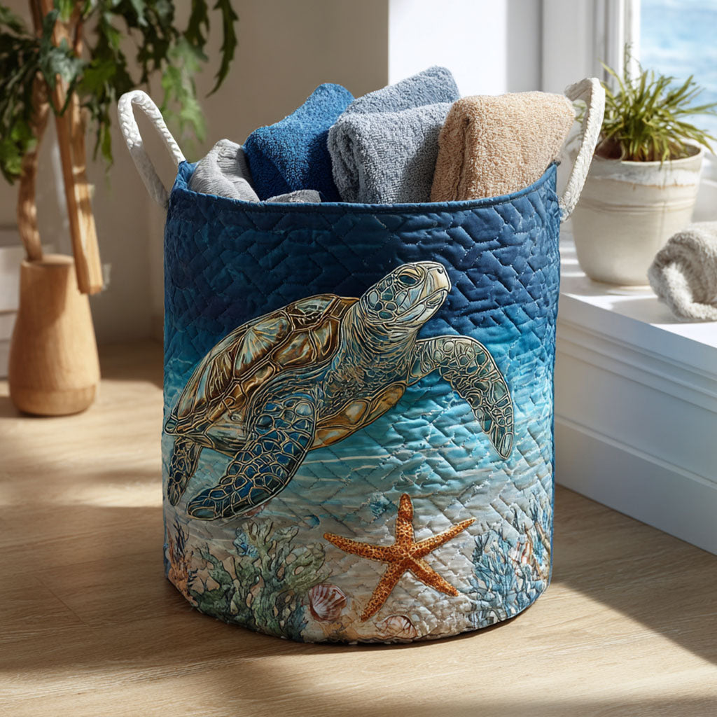 Maritime Mood | Quilted Storage Basket