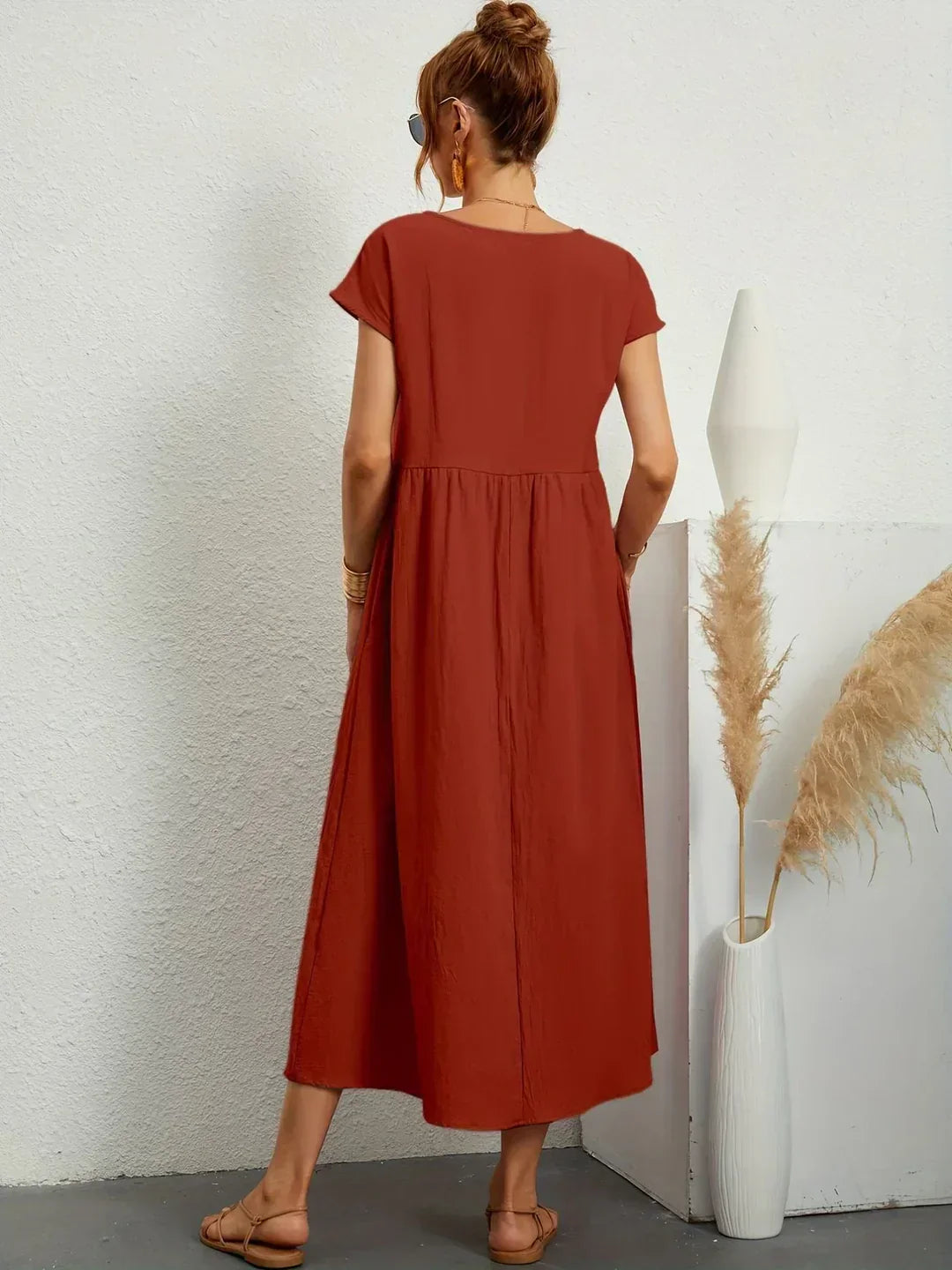 Gabrielle™ | Flowing Midi Dress