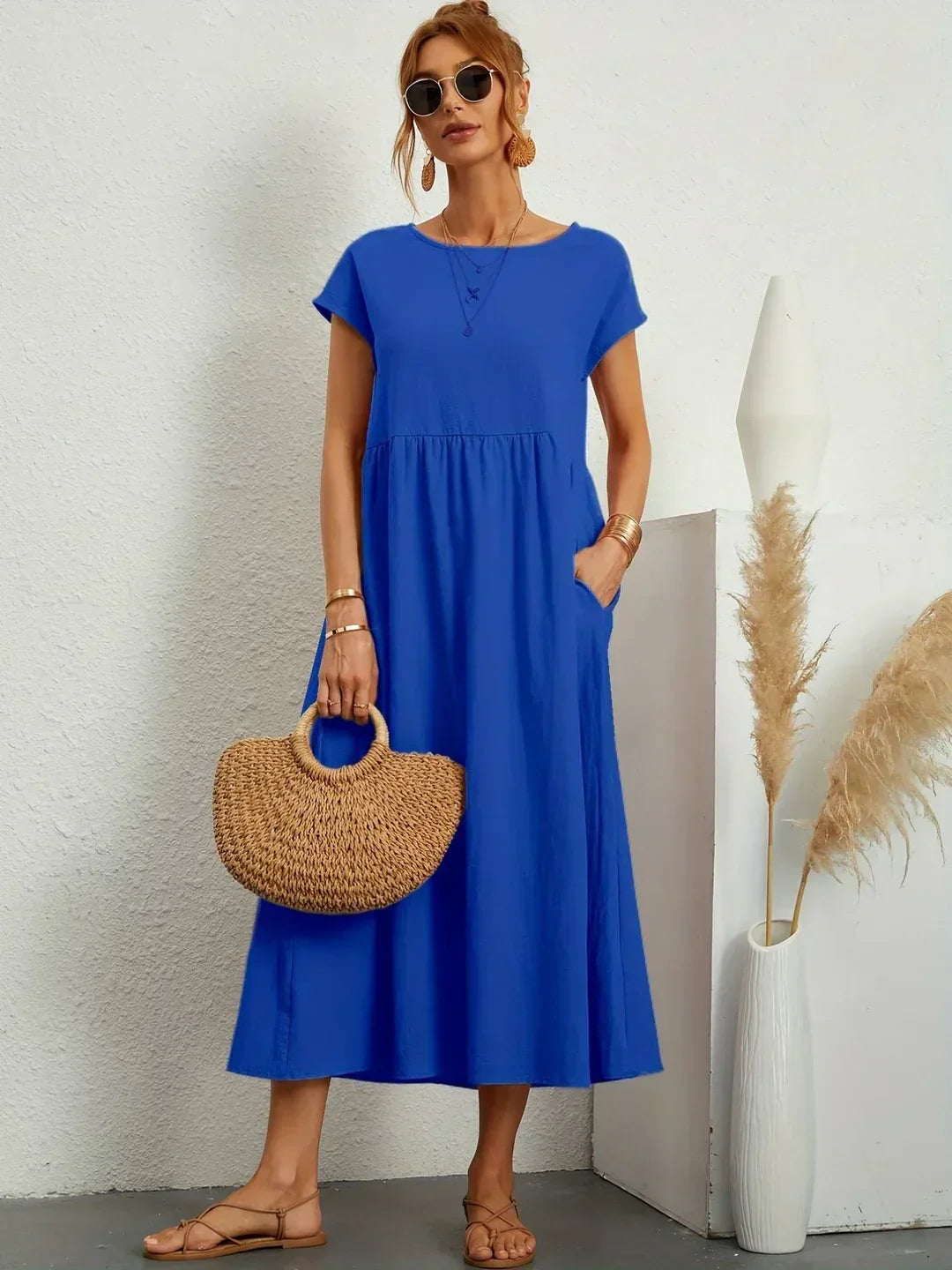 Gabrielle™ | Flowing Midi Dress