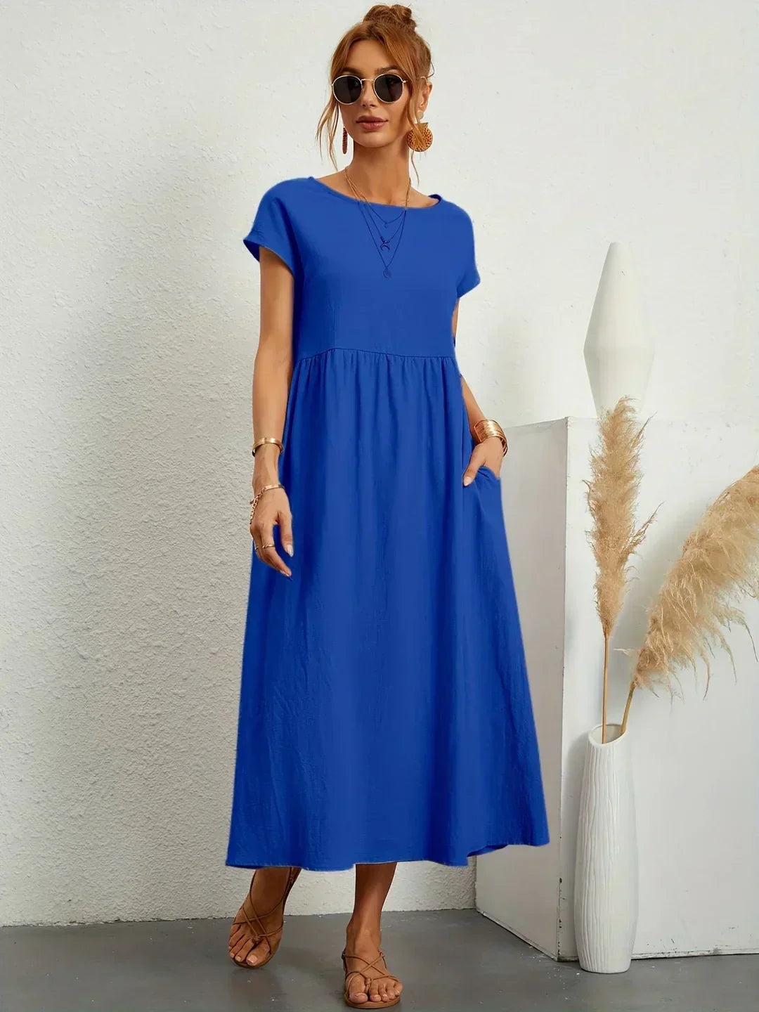 Gabrielle™ | Flowing Midi Dress