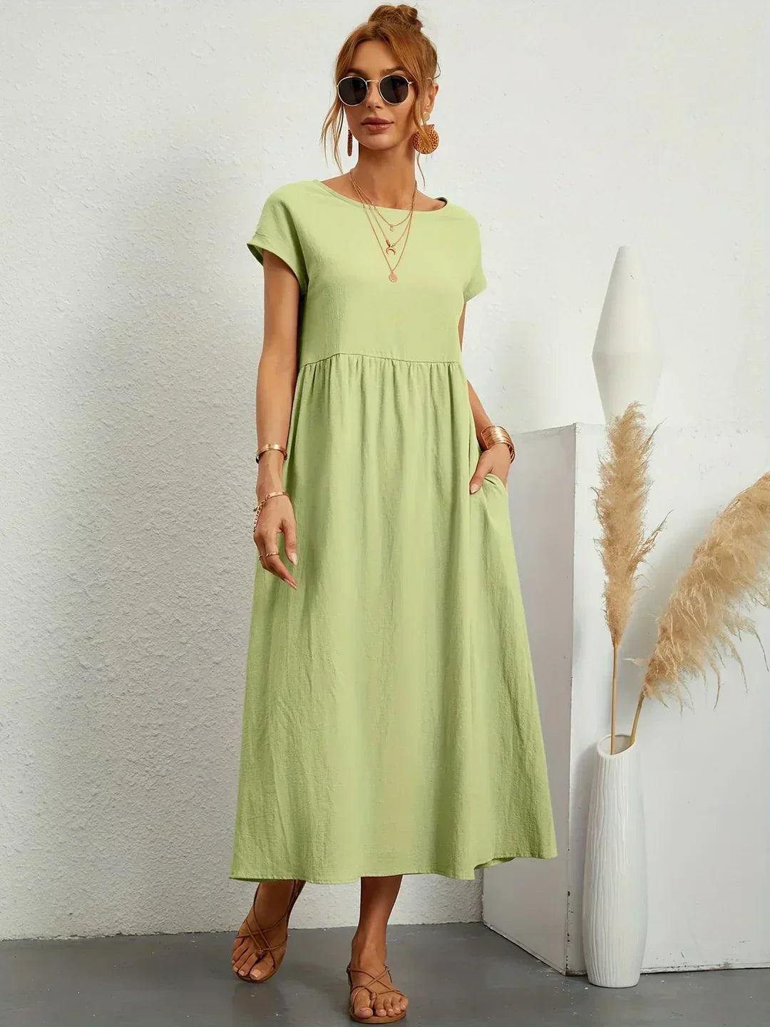 Gabrielle™ | Flowing Midi Dress