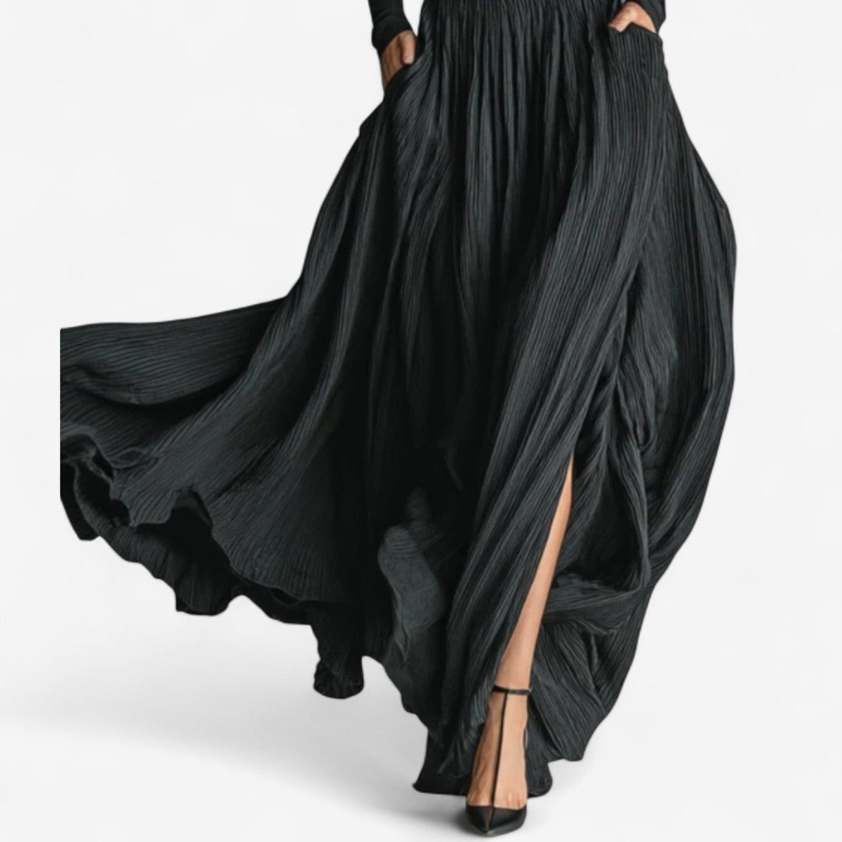 Rachel | High Waist Maxi Dress