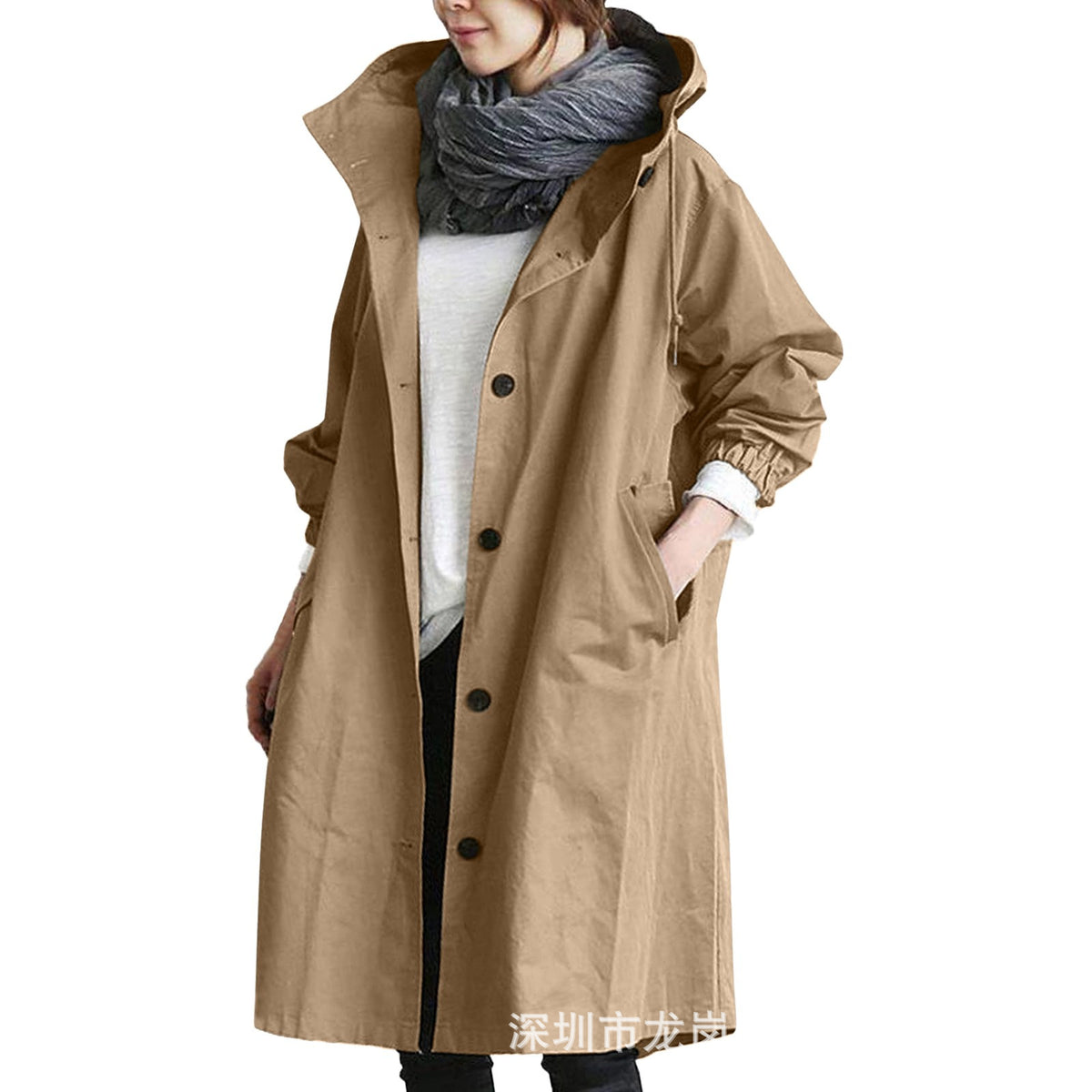 Nina | Casual Mid-Length Trench Coat