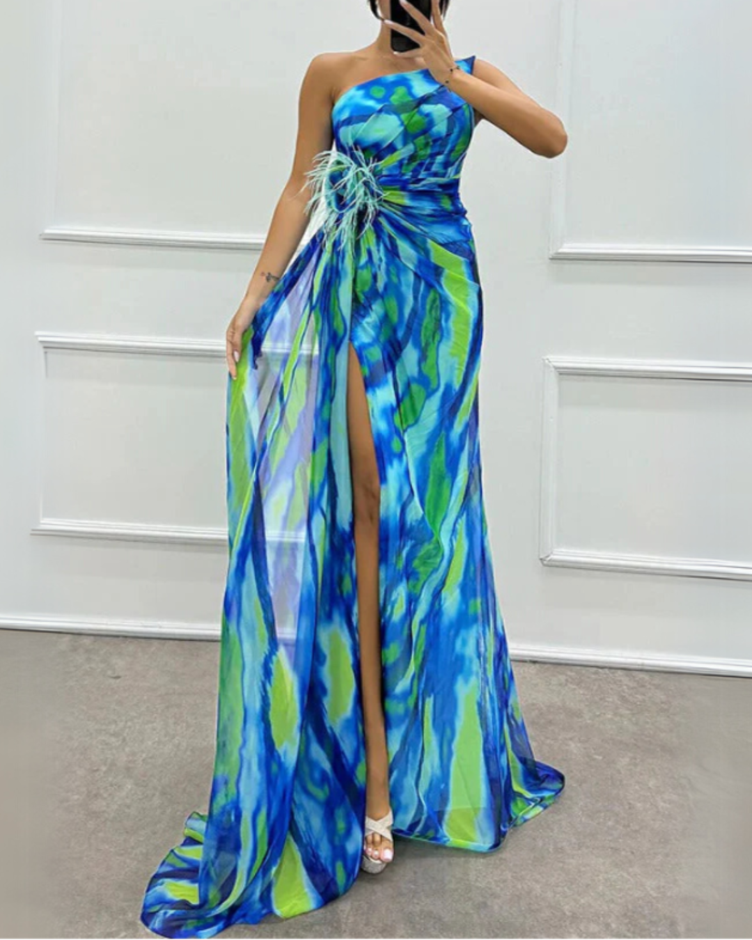 Hayes & Tate™ | Vibrant Draped Dress