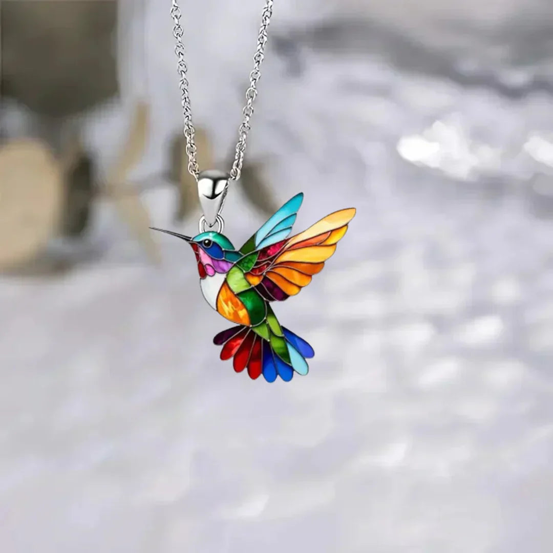 Beautiful Hummingbird Necklace with Bonus Earrings – Limited Time Offer