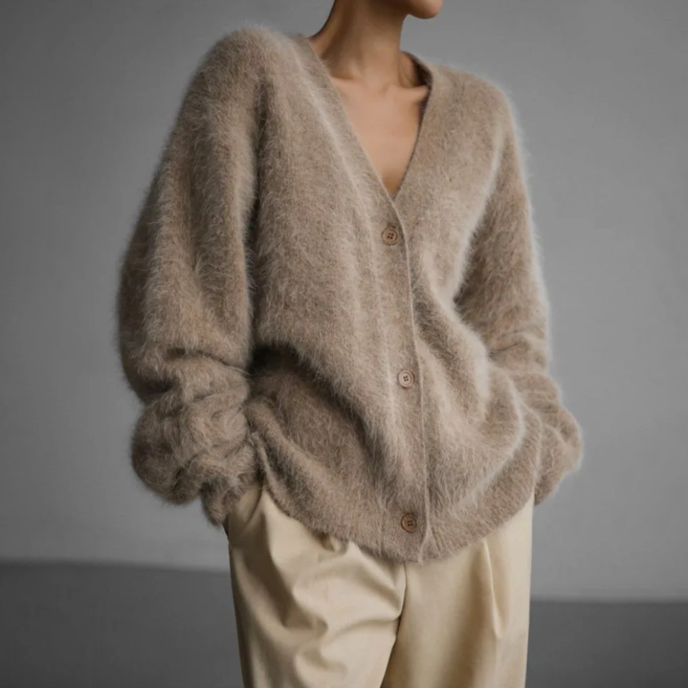 P|H - Brushed Mohair Button Cardigan Margaret