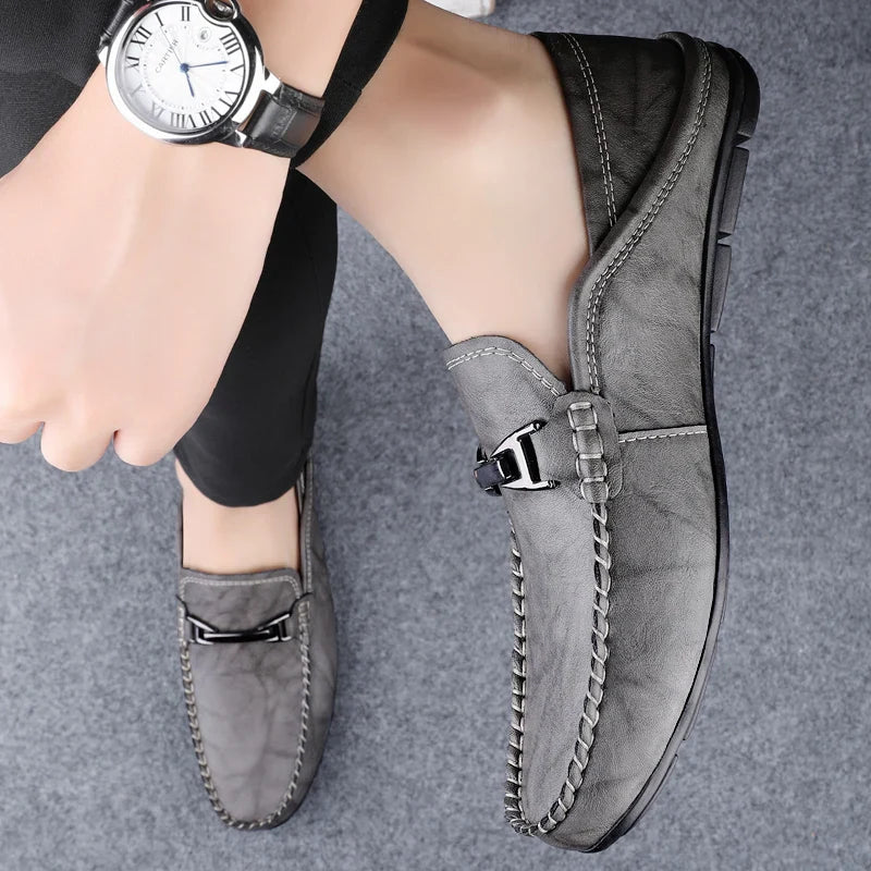 Miler Authentic Leather Loafers