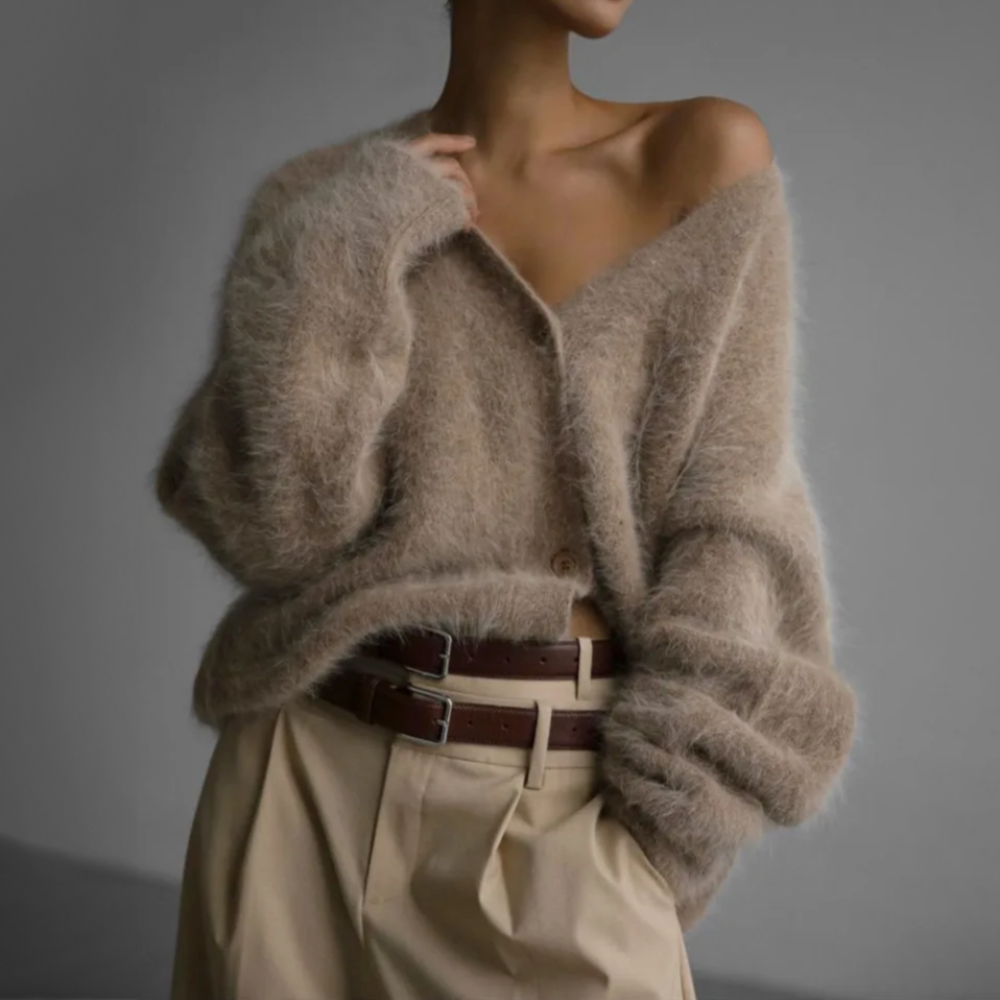 P|H - Brushed Mohair Button Cardigan Margaret