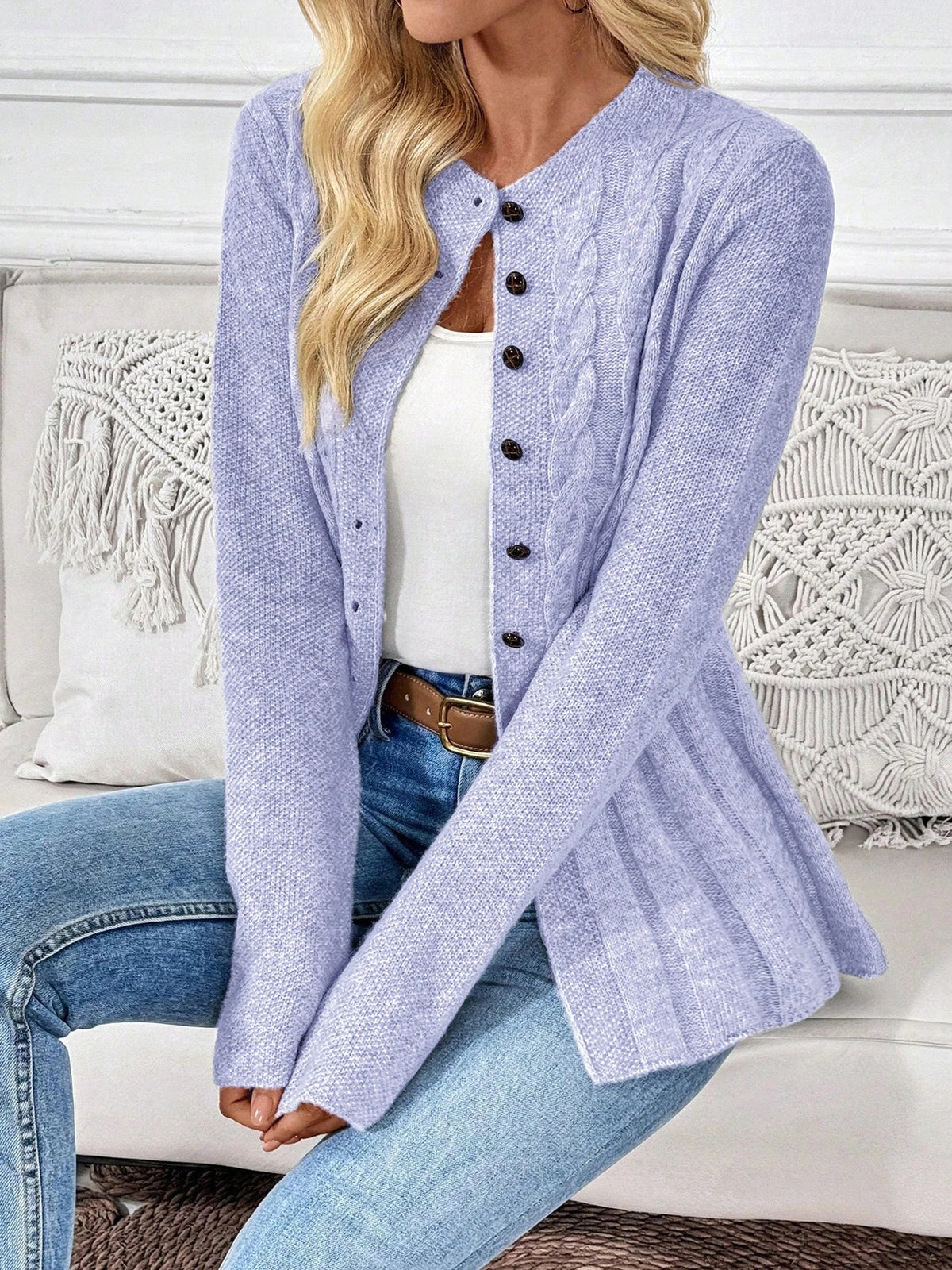 Chloe Ribbed Cardigan