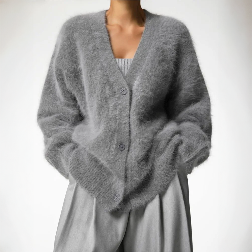 P|H - Brushed Mohair Button Cardigan Margaret