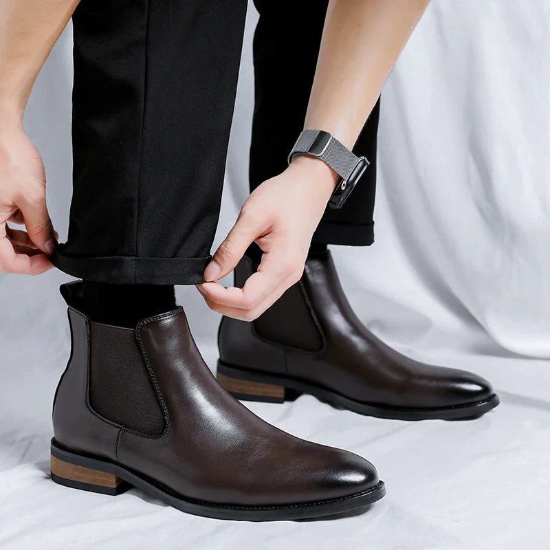 Genuine Leather Stivali Boots