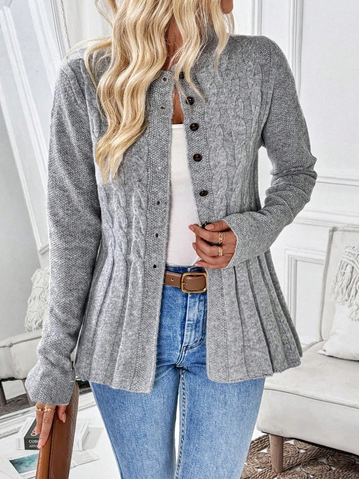 Chloe Ribbed Cardigan