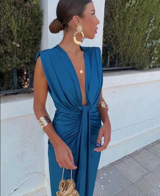 Hayes & Tate™ | Elegant Pleated Dress