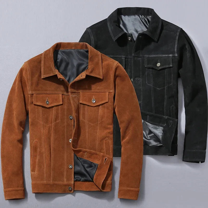 Casper Suede Jacket - Stylish and Versatile Outerwear