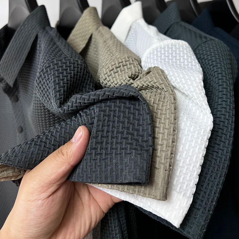 Silva Luxury Silk Polo Shirt