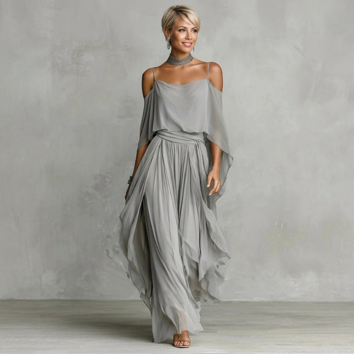 Ivah™ | Off-Shoulder Flowy Set